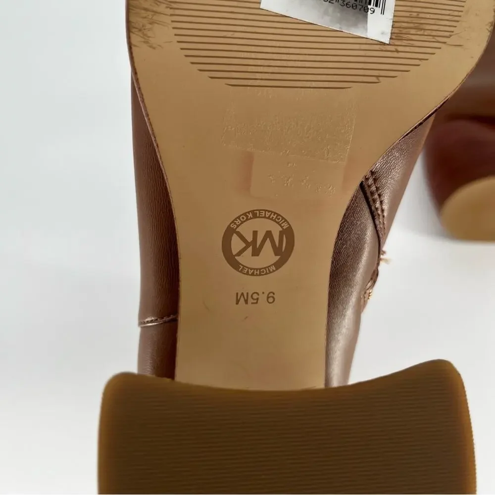 MICHAEL Michael Kors Maude Block Heel booties luggage brown - 9.5